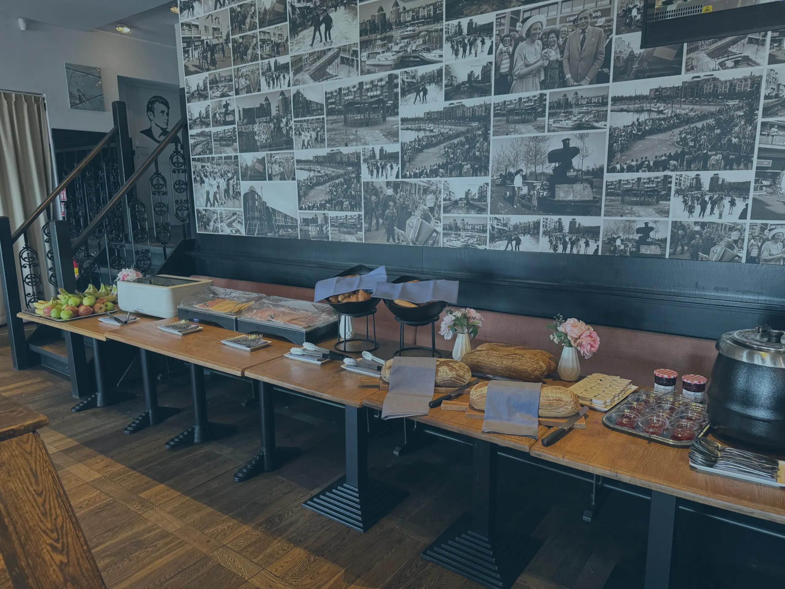 Catering bij vergadering